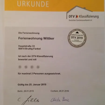 Apartment Wittker Bruttig-Fankel